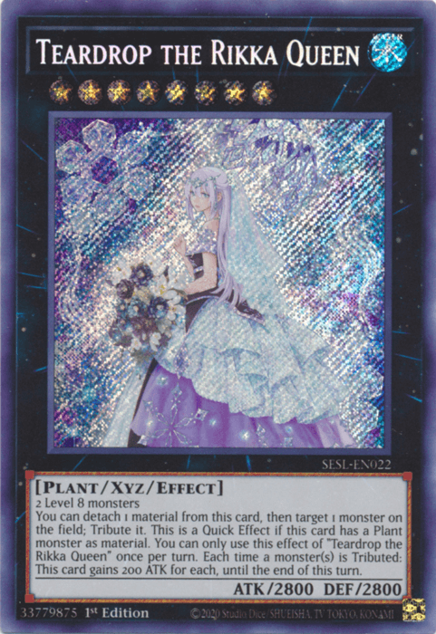 Teardrop the Rikka Queen [SESL-EN022] Secret Rare - POKÉ JEUX