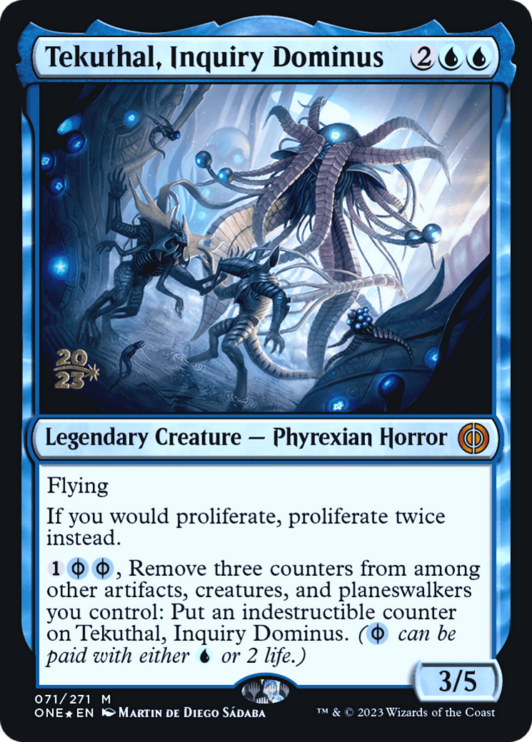 Tekuthal, Inquiry Dominus [Phyrexia: All Will Be One Prerelease Promos] - POKÉ JEUX