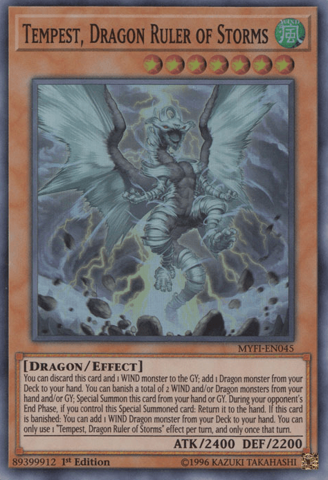 Tempest, Dragon Ruler of Storms [MYFI-EN045] Super Rare - POKÉ JEUX