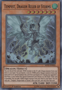 Tempest, Dragon Ruler of Storms [MYFI-EN045] Super Rare - POKÉ JEUX