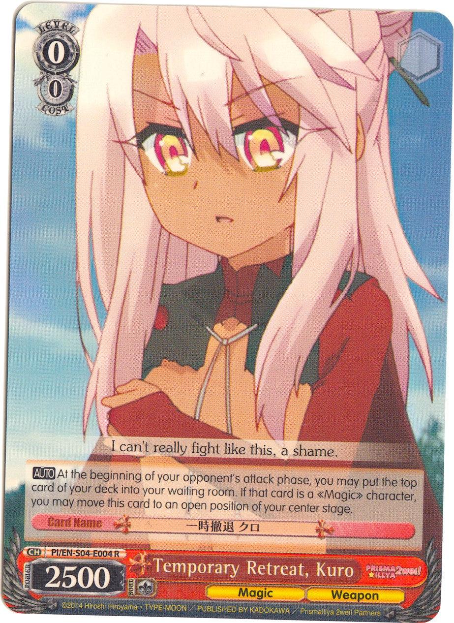 Temporary Retreat, Kuro (PI/EN-S04-E004 R) [Fate/kaleid liner PRISMA ILLYA DX] - POKÉ JEUX