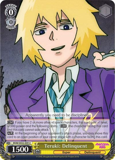 Teruki: Delinquent (MOB/SX02-009 U) [Mob Psycho 100] - POKÉ JEUX