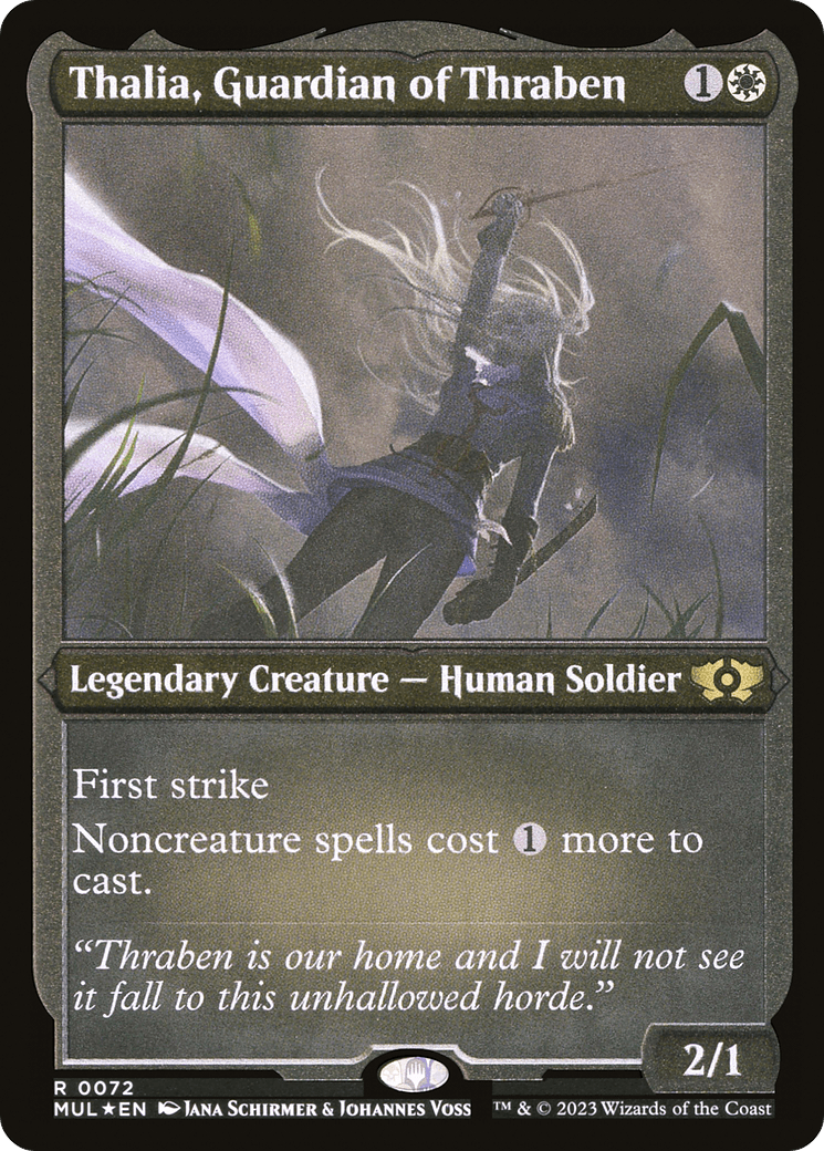 Thalia, Guardian of Thraben (Foil Etched) [Multiverse Legends] - POKÉ JEUX