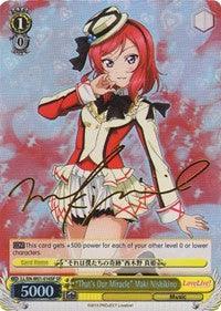 "That's Our Miracle" Maki Nishikino (LL/EN-W01-016SP SP) [Love Live! DX] - POKÉ JEUX