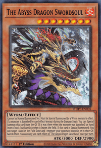 The Abyss Dragon Swordsoul [PHHY-EN005] Super Rare - POKÉ JEUX