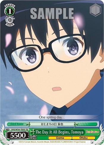 The Day It All Begins, Tomoya [Saekano: How to Raise a Boring Girlfriend] - POKÉ JEUX