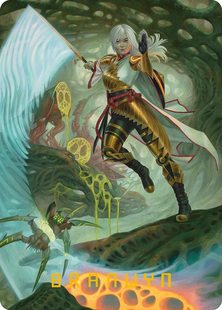 The Eternal Wanderer Art Card (Gold-Stamped Signature) [Phyrexia: All Will Be One Art Series] - POKÉ JEUX