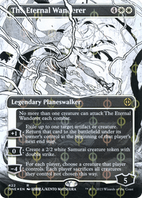 The Eternal Wanderer (Borderless Manga Step-and-Compleat Foil) [Phyrexia: All Will Be One] - POKÉ JEUX