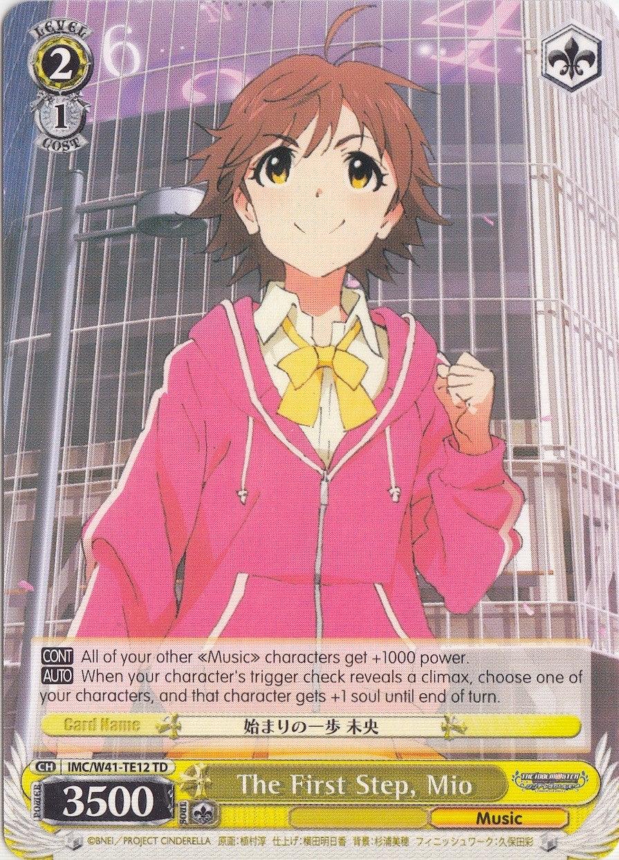 The First Step, Mio (IMC/W41-TE12 TD) [The iDOLM@STER Cinderella Girls] - POKÉ JEUX