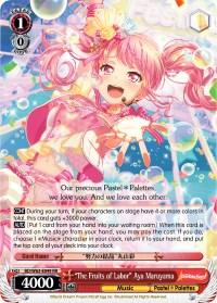 "The Fruits of Labor" Aya Maruyama (BD/W63-E049 RR) [BanG Dream! Girls Band Party! Vol.2] - POKÉ JEUX