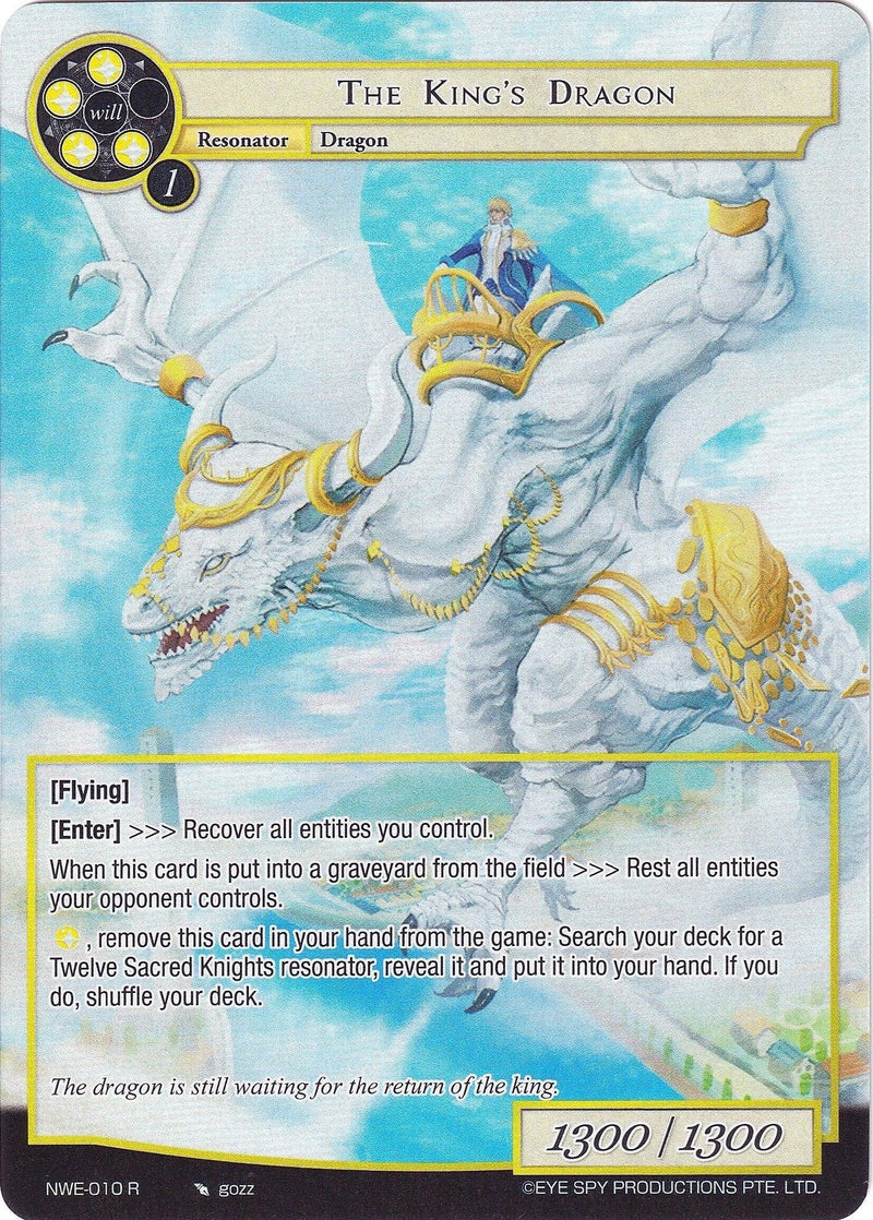 The King's Dragon (Full Art) (NWE-010 R) [A New World Emerges] - POKÉ JEUX