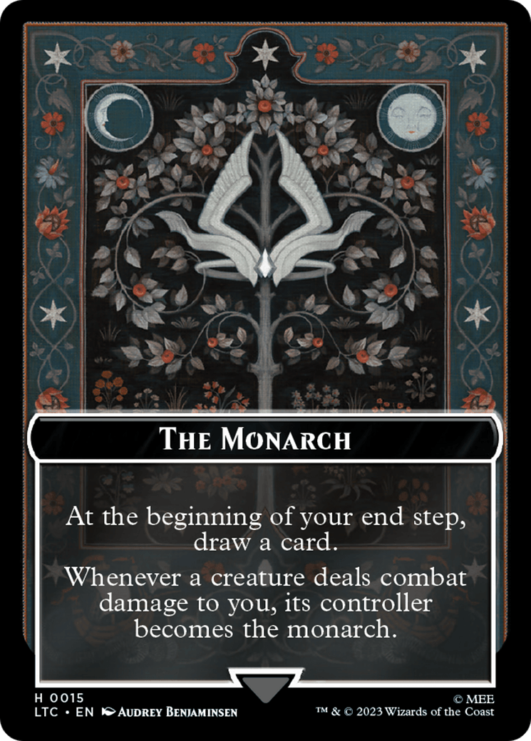 The Monarch // Treasure Double-Sided Token [The Lord of the Rings: Tales of Middle-Earth Commander Tokens] - POKÉ JEUX