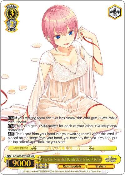 The Quintessential Quintuplets, Ichika Nakano (5HY/W83-E003HYR HYR) [The Quintessential Quintuplets] - POKÉ JEUX