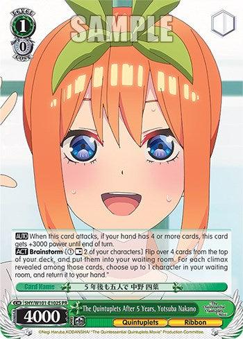 The Quintuplets After 5 Years, Yotsuba Nakano (Foil) [The Quintessential Quintuplets Movie] - POKÉ JEUX