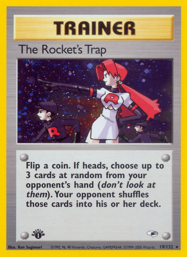 The Rocket's Trap (19/132) [Gym Heroes 1st Edition] - POKÉ JEUX