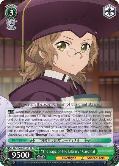 "The Sage of the Library" Cardinal (SAO/S65-E031S SR) [Sword Art Online -Alicization-] - POKÉ JEUX