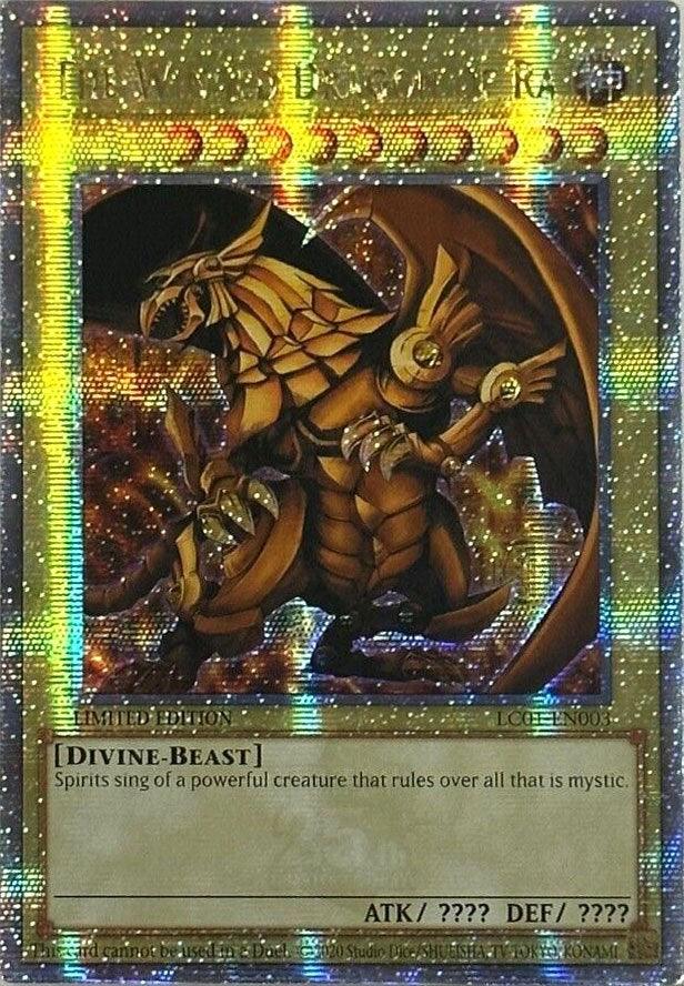 The Winged Dragon of Ra (25th Anniversary) [LC01-EN003] Quarter Century Secret Rare - POKÉ JEUX