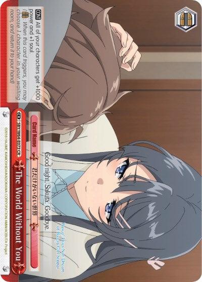 The World Without You (SBY/W64-E073 CR) [Rascal Does Not Dream of Bunny Girl Senpai] - POKÉ JEUX