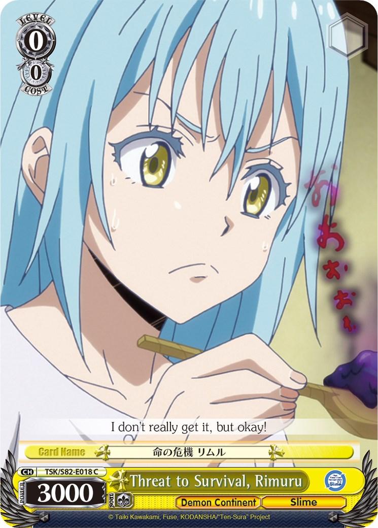 Threat to Survival, Rimuru (TSK/S82-E018 C) [That Time I Got Reincarnated as a Slime Vol.2] - POKÉ JEUX