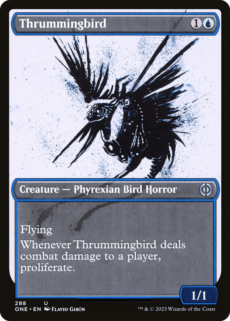 Thrummingbird (Showcase Ichor) [Phyrexia: All Will Be One] - POKÉ JEUX