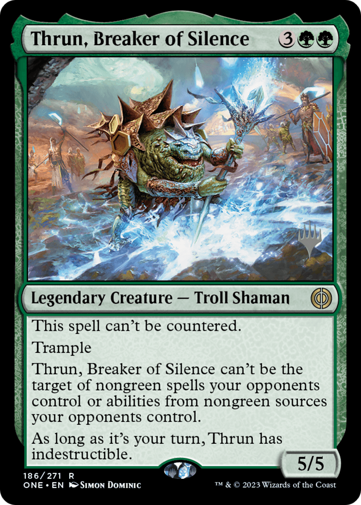 Thrun, Breaker of Silence (Promo Pack) [Phyrexia: All Will Be One Promos] - POKÉ JEUX