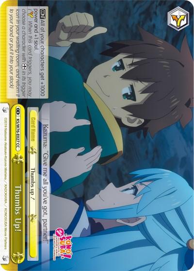 Thumbs Up! (KS/W76-E027 CC) [KonoSuba The Movie: Legend of Crimson] - POKÉ JEUX