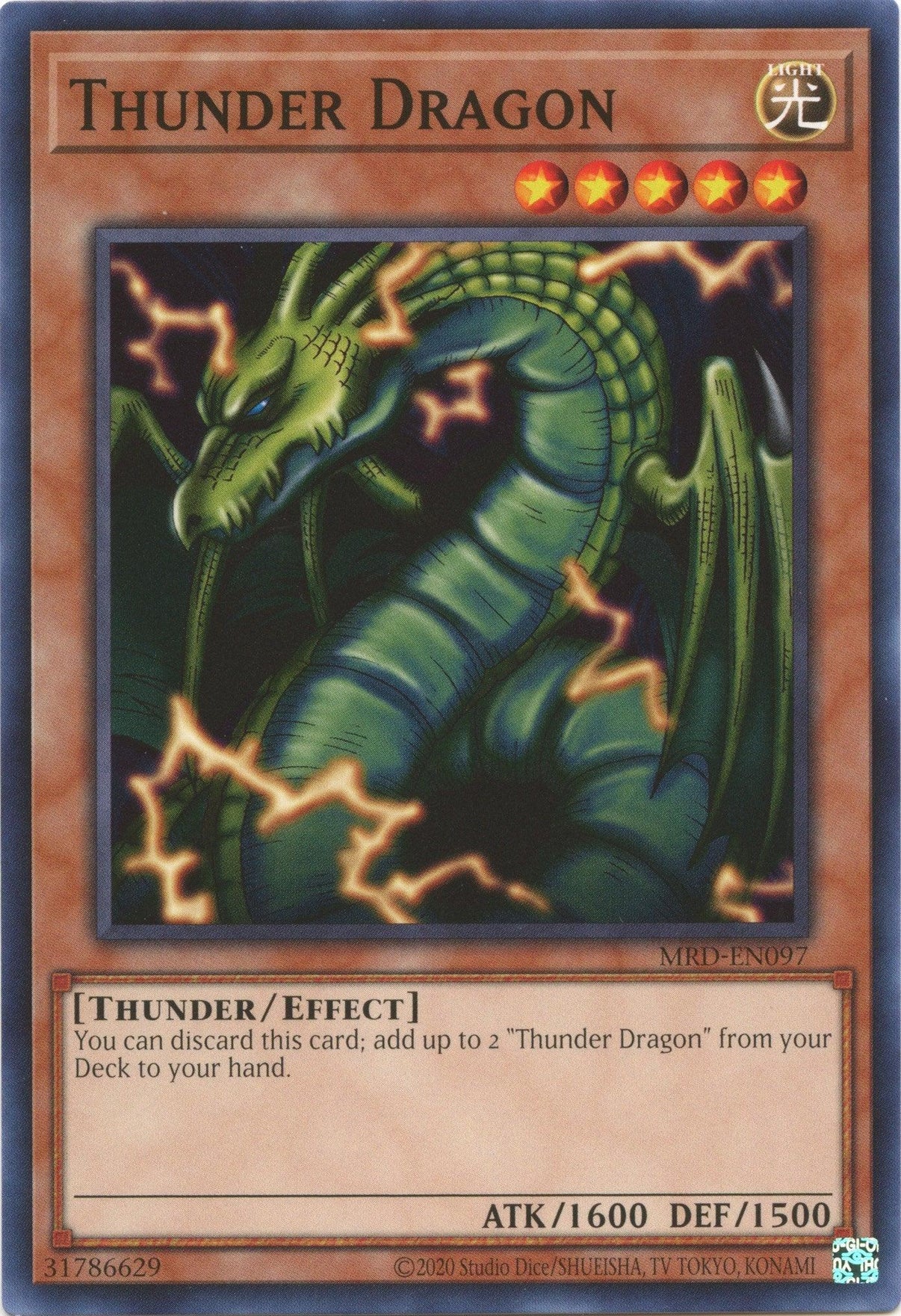 Thunder Dragon (25th Anniversary) [MRD-EN097] Common - POKÉ JEUX