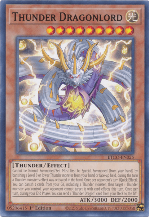 Thunder Dragonlord [ETCO-EN025] Common - POKÉ JEUX