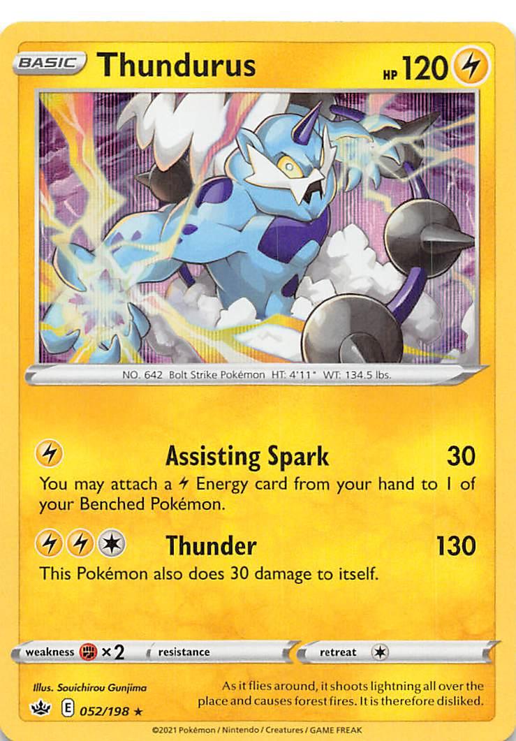 Thundurus (052/198) [Sword & Shield: Chilling Reign] - POKÉ JEUX