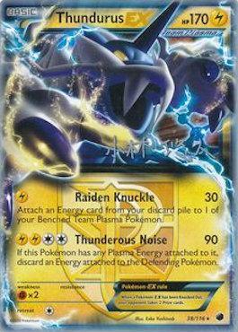 Thundurus EX (38/116) (Plasma Power - Haruto Kobayashi) [World Championships 2014] - POKÉ JEUX