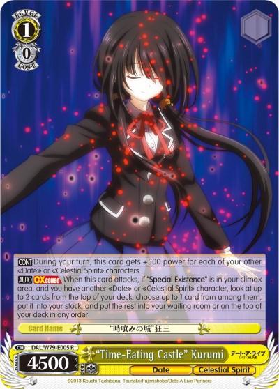 "Time-Eating Castle" Kurumi (DAL/W79-E005 R) [Date A Live] - POKÉ JEUX