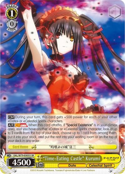 "Time-Eating Castle" Kurumi (DAL/W79-E005 SR) [Date A Live] - POKÉ JEUX