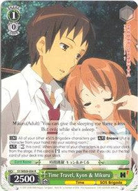 Time Travel, Kyon & Mikuru (SY/WE09-E06) (Foil) [The Melancholy of Haruhi Suzumiya Extra Booster] - POKÉ JEUX