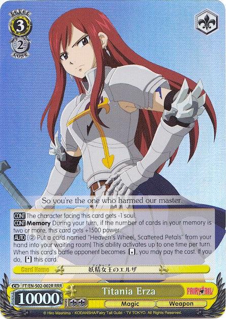 Titania Erza (FT/EN-S02-002R RRR) [Fairy Tail ver.E] - POKÉ JEUX