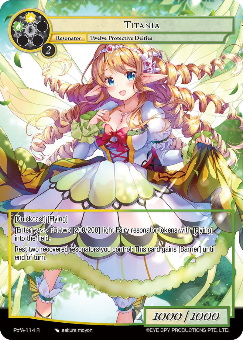 Titania (Full Art) (PofA-114) [Alice Origin IV: Prologue of Attoractia] - POKÉ JEUX