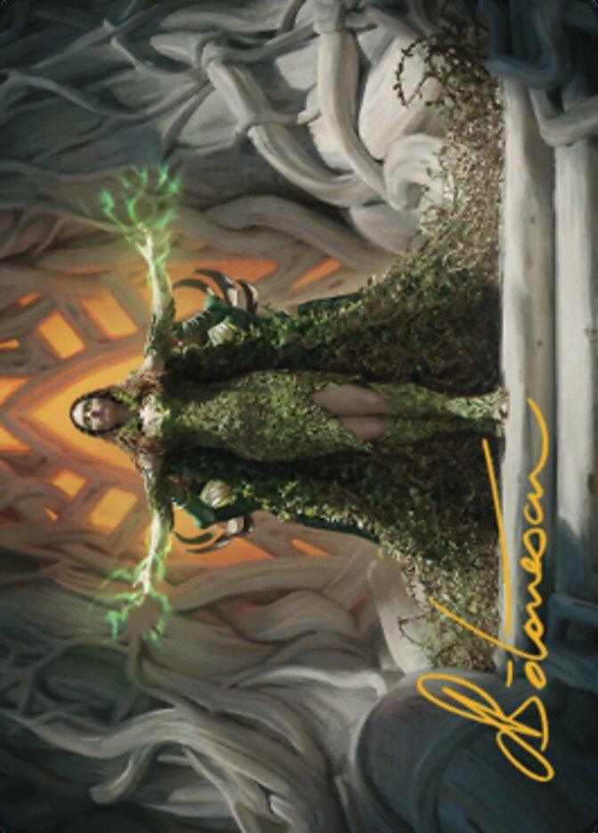 Titania, Voice of Gaea Art Card (Gold-Stamped Signature) [The Brothers' War Art Series] - POKÉ JEUX