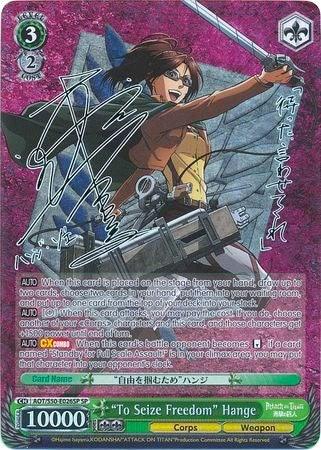 "To Seize Freedom" Hange (AOT/S50-E026SP SP) [Attack on Titan Vol. 2] - POKÉ JEUX