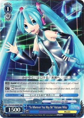 "To Wherever You May Be" Hatsune Miku (PD/S29-E088R RRR) [Hatsune Miku: Project DIVA F 2nd] - POKÉ JEUX