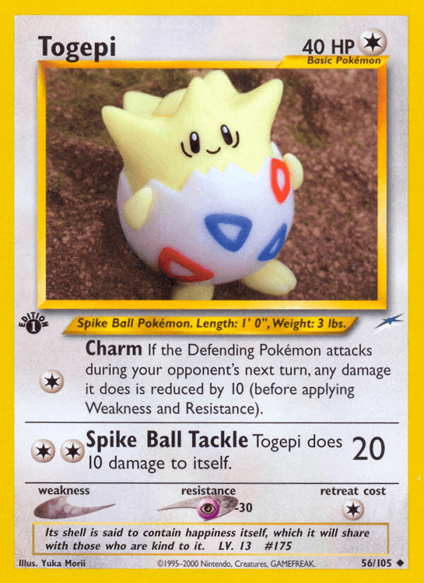 Togepi (56/105) [Neo Destiny 1st Edition] - POKÉ JEUX