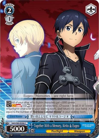 Together With a Memory, Kirito & Eugeo (SAO/S80-E094 C) [Sword Art Online -Alicization- Vol.2] - POKÉ JEUX