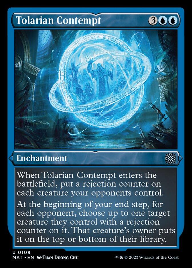 Tolarian Contempt (Foil Etched) [March of the Machine: The Aftermath] - POKÉ JEUX