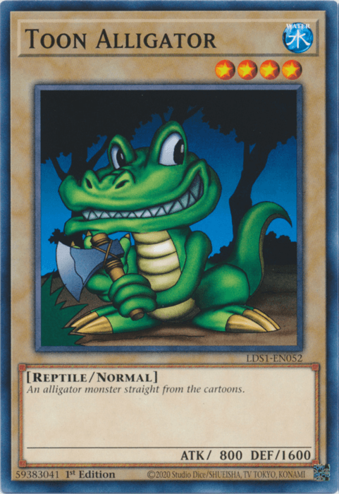 Toon Alligator [LDS1-EN052] Common - POKÉ JEUX