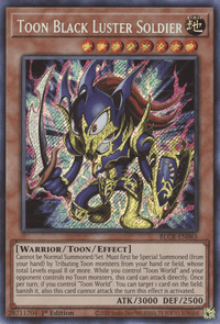 Toon Black Luster Soldier [BLCR-EN065] Secret Rare - POKÉ JEUX