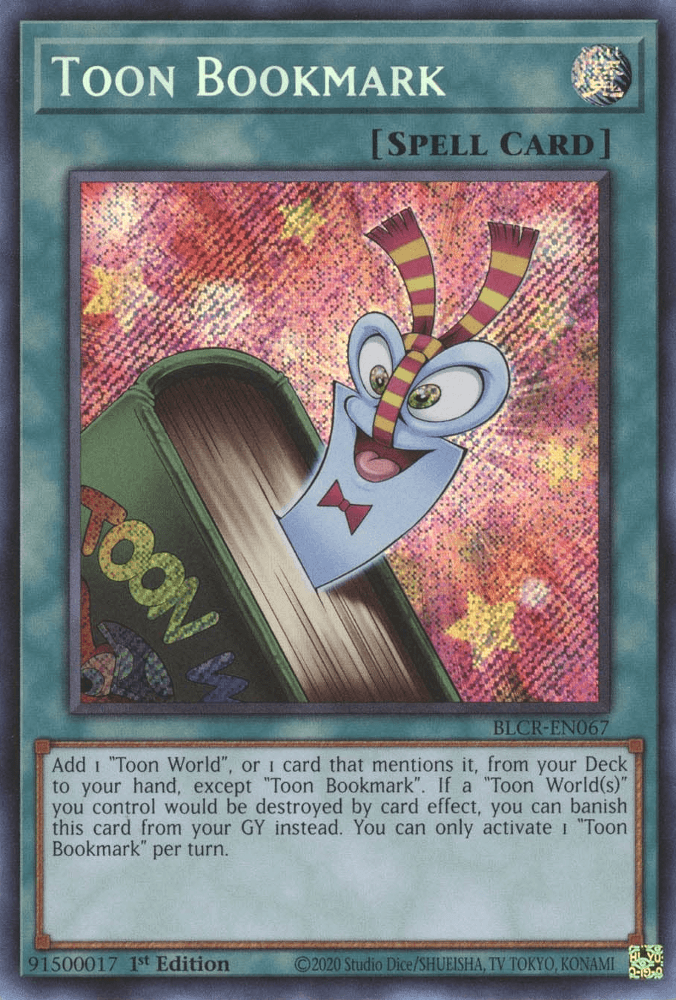 Toon Bookmark [BLCR-EN067] Secret Rare - POKÉ JEUX