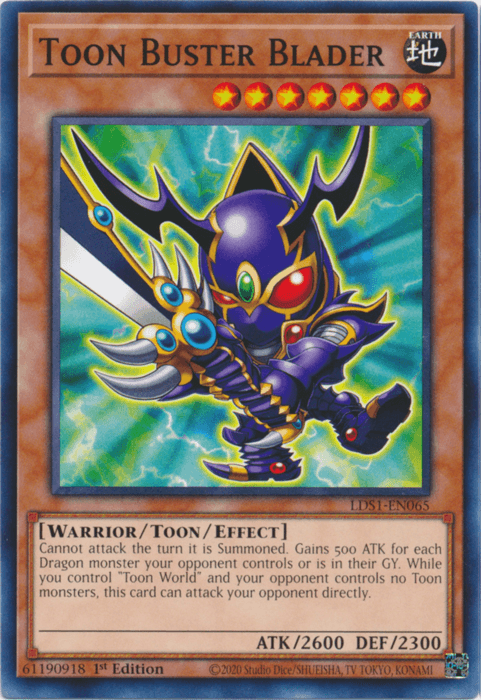 Toon Buster Blader [LDS1-EN065] Common - POKÉ JEUX