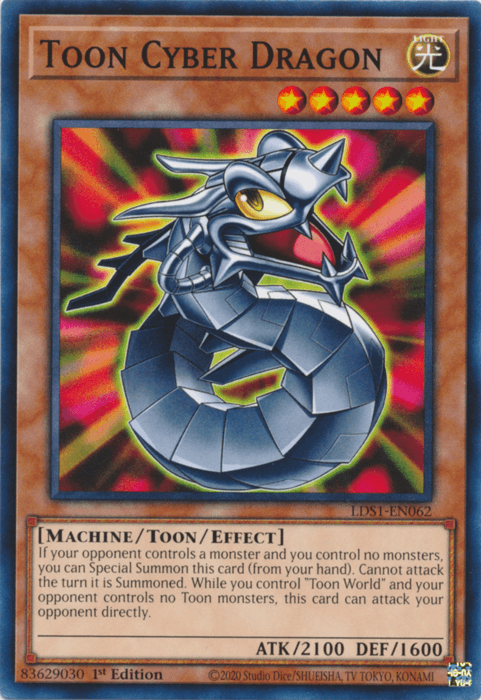 Toon Cyber Dragon [LDS1-EN062] Common - POKÉ JEUX