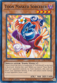 Toon Masked Sorcerer [LDS1-EN058] Common - POKÉ JEUX