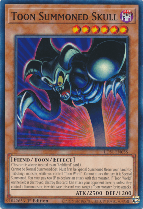 Toon Summoned Skull [LDS1-EN055] Common - POKÉ JEUX