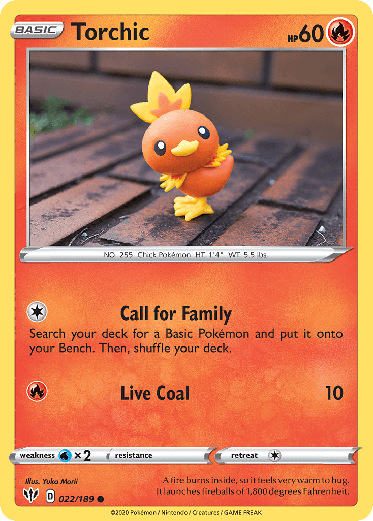 Torchic (022/189) [Sword & Shield: Darkness Ablaze] - POKÉ JEUX