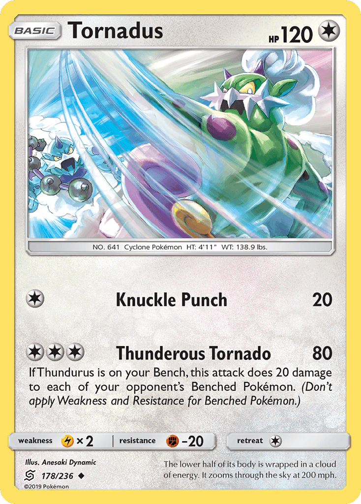 Tornadus (178/236) [Sun & Moon: Unified Minds] - POKÉ JEUX